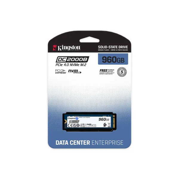 Накопитель SSD DC2000B  M.2  960GB PCIe 4.0 Kingston (SEDC2000BM8/960G) - Фото 3