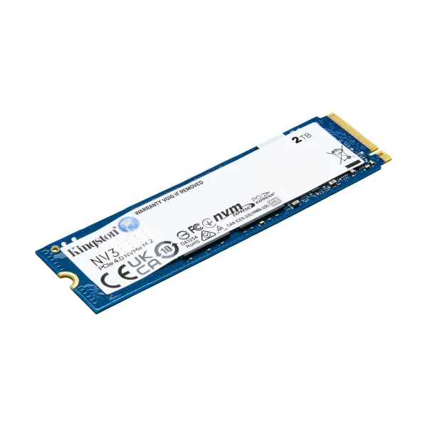 Накопитель SSD M.2 2TB PCIe 4.0 NV3 Kingston (SNV3S/2000G) - Фото 1