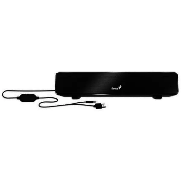 Система акустическая SoundBar 100, 1.0, USB-А, mini-jack, чёрная Genius (31730024400) - Фото 8