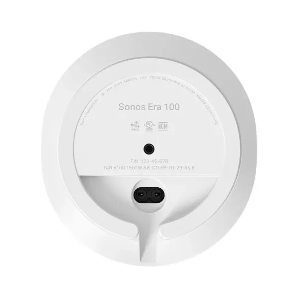 Система акустическая Era 100, белая Sonos (E10G1EU1) - Фото 6