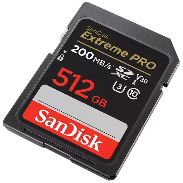 Карта памяти SD 512GB C10 UHS-I U3 SanDisk (SDSDXXD-512G-GN4IN) - Фото 2