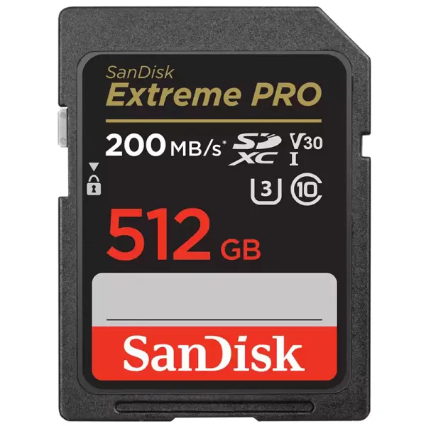 Карта памяти SD 512GB C10 UHS-I U3 SanDisk (SDSDXXD-512G-GN4IN)