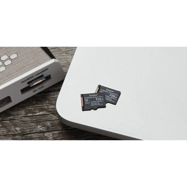 Карта памяти 512GB microSD C10 UHS-I U3 A1 Kingston (SDCS2/512GBSP) - Фото 1