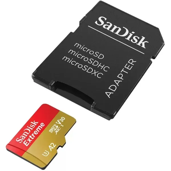 Карта памяти 128GB microSD C10 UHS-I U3 SanDisk (SDSQXAA-128G-GN6MA) - Фото 2