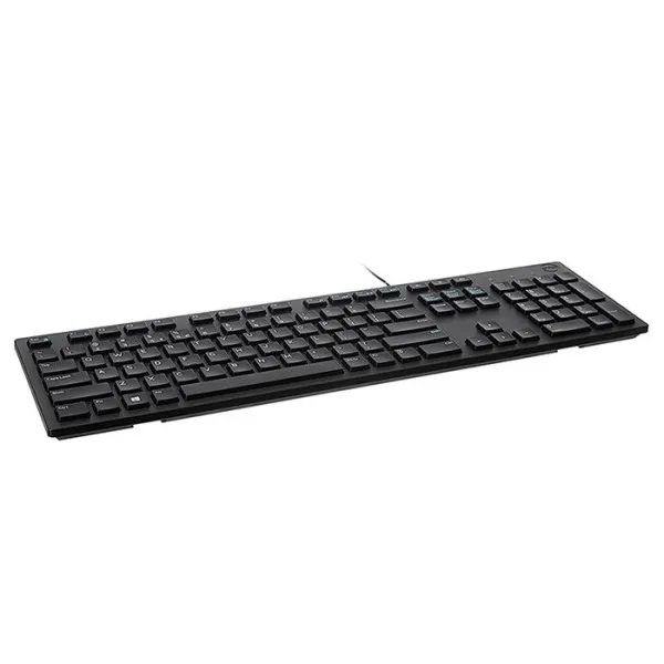 Клавиатура проводная Multimedia KB216, чёрная Dell (580-AHHE) - Фото 1