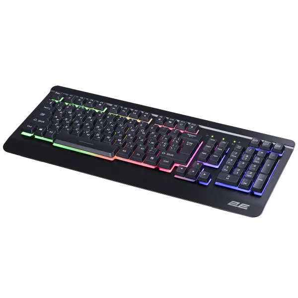 Клавиатура USB-A мембранная игровая KG320, EN/UA/RU, чёрная 2E (2E-KG320UB) - Фото 3