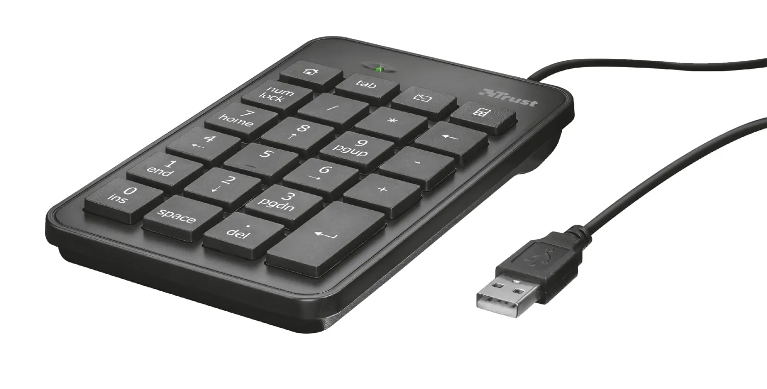 Клавіатура USB-A мембрана Xalas Numeric, чорна Trust (22221_TRUST) - Фото 4