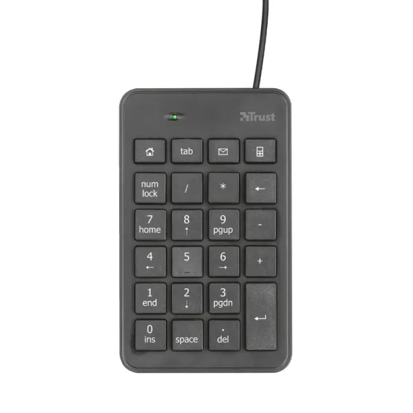 Клавиатура USB-A мембранная Xalas Numeric, чёрная Trust (22221_TRUST) - Фото 7