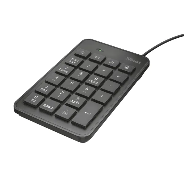 Клавиатура USB-A мембранная Xalas Numeric, чёрная Trust (22221_TRUST) - Фото 3