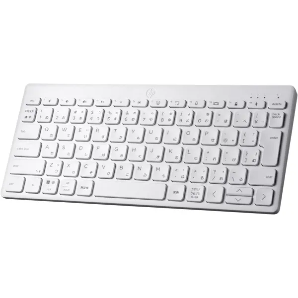 Клавиатура беспроводная BT мембранная 350 Compact Multi-Device, EN/UK, белая HP (692T0AA) - Фото 2