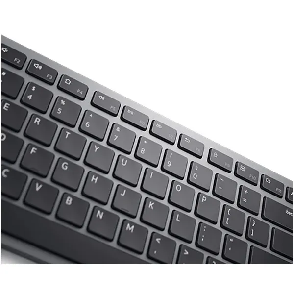 Комплект клавіатура та миша бездротовий Premier Multi-Device KM7321W сірий Dell (580-AJQV) - Фото 3