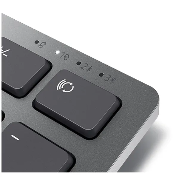 Комплект клавіатура та миша бездротовий Premier Multi-Device KM7321W сірий Dell (580-AJQV) - Фото 5