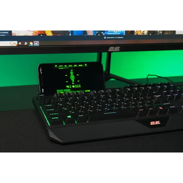 Клавиатура USB-A мембранная игровая KG315, EN/UA, чёрная 2E (2E-KG315UBK) - Фото 5