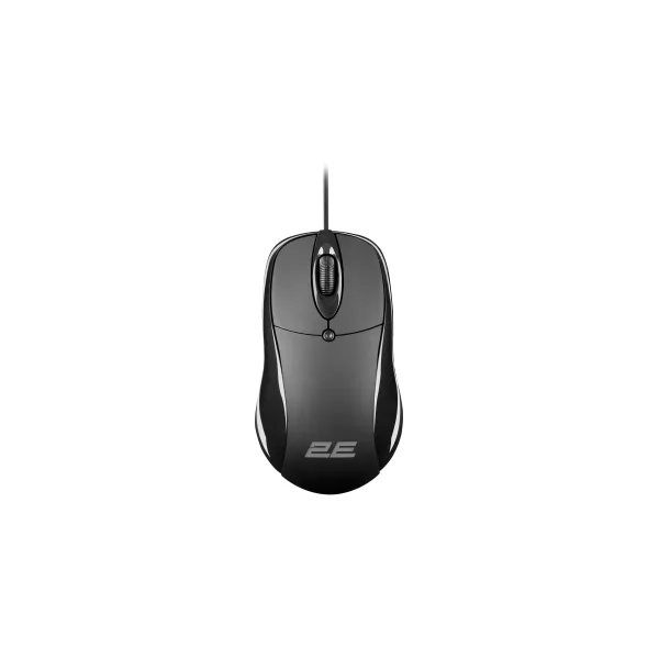 Комплект клавиатура и мышь USB-A MK401 EN/UK чёрный 2E (2E-MK401UB_UA) - Фото 2