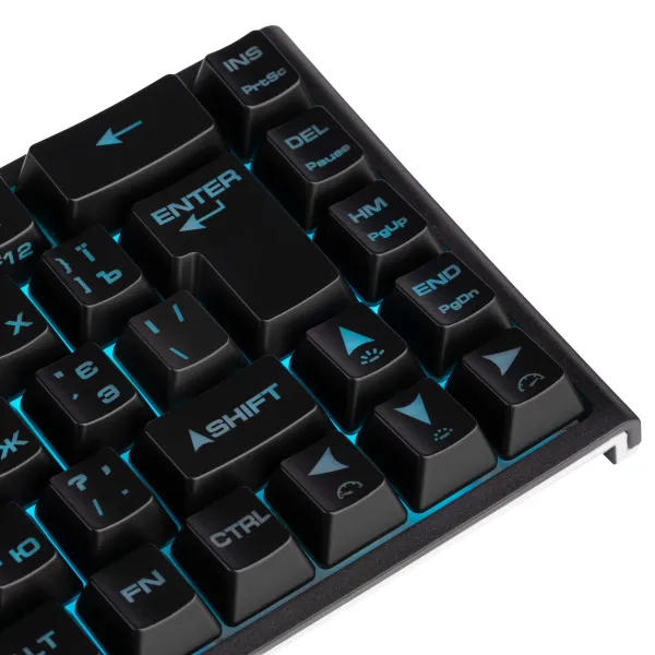 Клавиатура USB-A мембранная игровая KG350, EN/UA/RU, чёрная 2E (2E-KG350UBK) - Фото 5