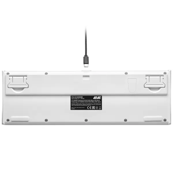 Клавиатура USB-A мембранная игровая KG350, EN/UA/RU, чёрная 2E (2E-KG350UBK) - Фото 8
