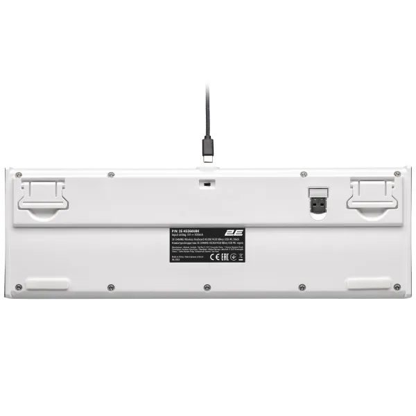 Клавіатура USB-A/WL мембранна ігрова KG360, EN/UA/RU, чорна 2E (2E-KG360UBK) - Фото 5
