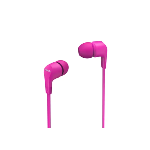 Наушники In-ear 3.5 mini-jack Mic розовые Philips (TAE1105PK/00)
