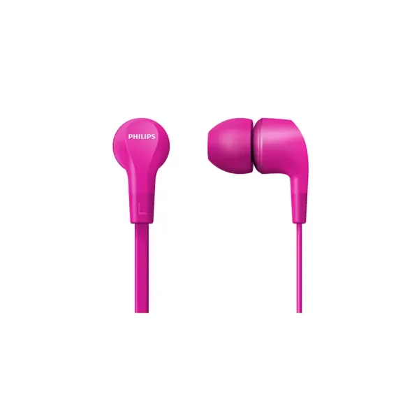 Наушники In-ear 3.5 mini-jack Mic розовые Philips (TAE1105PK/00) - Фото 5