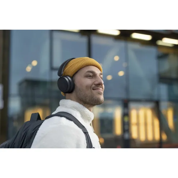 Навушники бездротові Over-ear BT 5.3 SBC Mic чорні Philips (TAH5209BK/00) - Фото 7