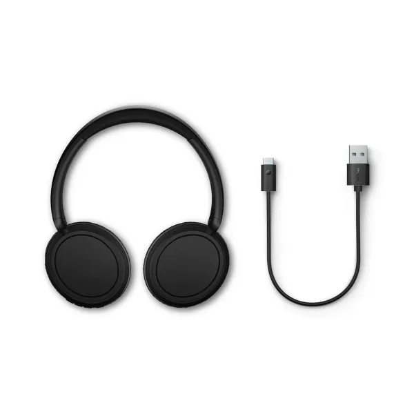 Навушники бездротові Over-ear BT 5.3 SBC Mic чорні Philips (TAH5209BK/00) - Фото 8