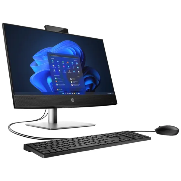 Моноблок ProOne 440-G9 23.8" FHD IPS AG, Intel i3-12100T, 8GB, F256GB, UMA, WiFi, кл+м, 3Y, DOS, черный HP (6D3A7EA) - Фото 2