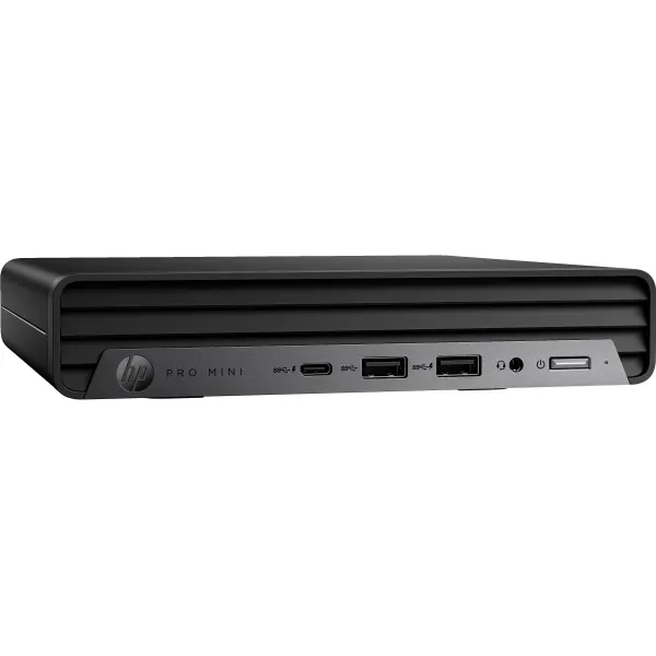 Компьютер персональный неттоп  Pro 400-G9 Mini, Intel i3-12100T, 8GB, F512GB, UMA, кл+м, 2г, DOS HP (6B278EA) - Фото 1