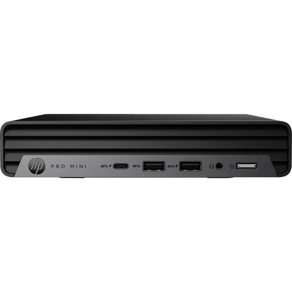 Компьютер персональный неттоп  Pro 400-G9 Mini, Intel i3-12100T, 8GB, F512GB, UMA, кл+м, 2г, DOS HP (6B278EA) - Фото 1