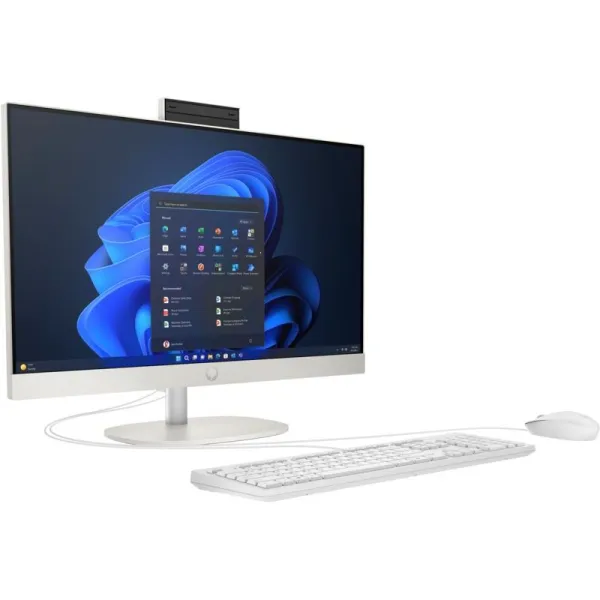 Моноблок 240-G10 23.8" IPS, Intel i3-N300, 8GB, F512GB, DOS, белый HP (8T2Z6ES) - Фото 2
