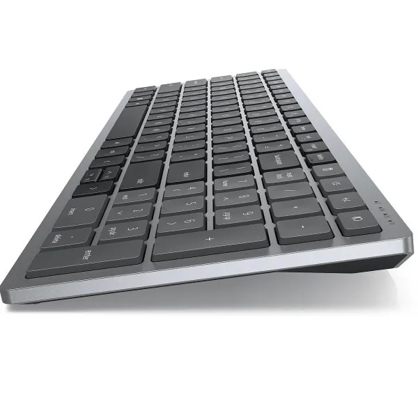 Клавиатура беспроводная Compact Multi-Device KB740, чёрно-серая Dell (580-AKOZ) - Фото 2