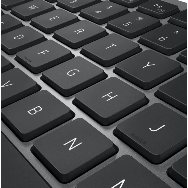 Клавиатура беспроводная Compact Multi-Device KB740, чёрно-серая Dell (580-AKOZ) - Фото 4