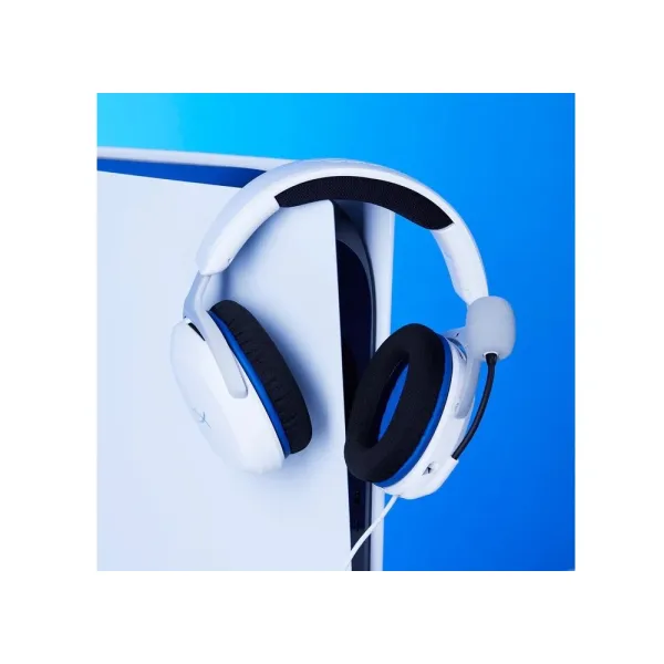 Гарнитура Cloud Stinger 2 Core PS5/PS4 mini-jack бело-синяя HyperX (6H9B5AA) - Фото 9