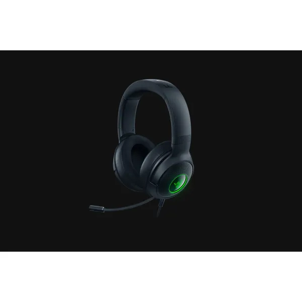 Гарнитура игровая USB-A RGB Kraken V3 X 7.1 1.8м чёрная Razer (RZ04-03750300-R3M1) - Фото 3