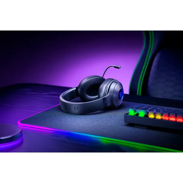 Гарнитура игровая USB-A RGB Kraken V3 X 7.1 1.8м чёрная Razer (RZ04-03750300-R3M1) - Фото 5