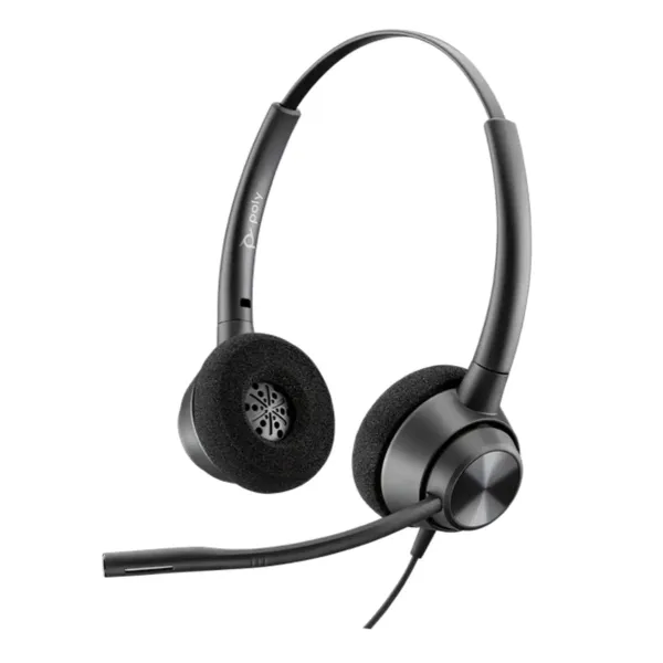 Гарнитура компьютерная стерео USB-A On-ear EncorePro 320 чёрная Poly (767G0AA) - Фото 3