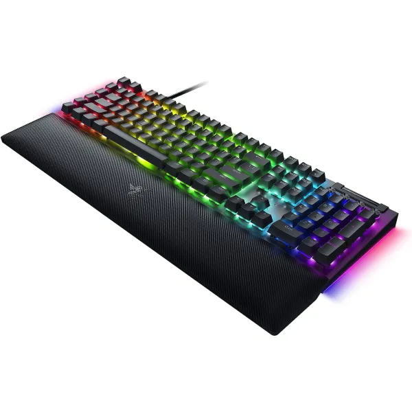 Клавіатура USB-A механічна, RGB BlackWidow V4, Yellow Switch, EN/RU, чорна Razer (RZ03-04692500-R3R1) - Фото 1