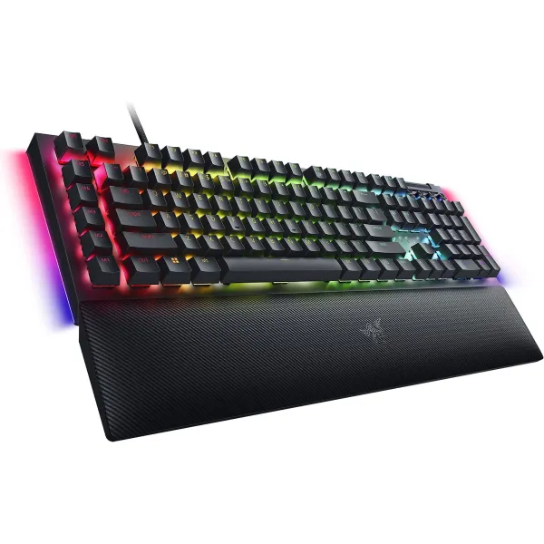 Клавіатура USB-A механічна, RGB BlackWidow V4, Yellow Switch, EN/RU, чорна Razer (RZ03-04692500-R3R1) - Фото 2