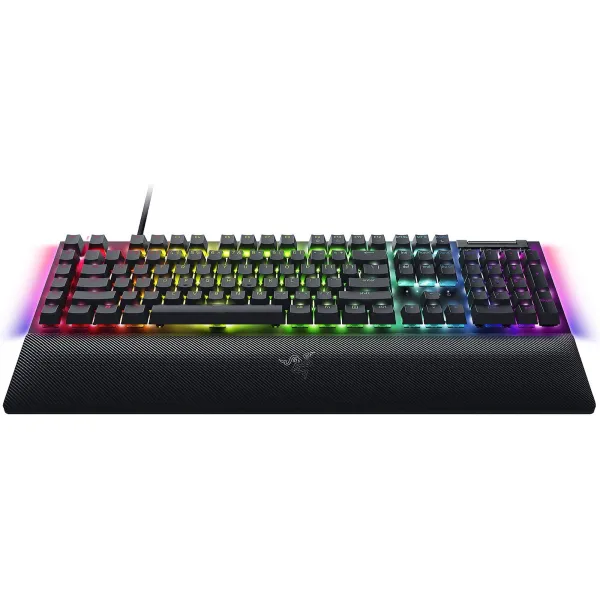 Клавіатура USB-A механічна, RGB BlackWidow V4, Yellow Switch, EN/RU, чорна Razer (RZ03-04692500-R3R1) - Фото 4