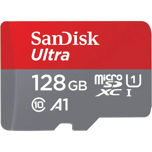Карта памяти 128GB microSD C10 UHS-I R140MB/s Ultra SanDisk (SDSQUAB-128G-GN6MN)