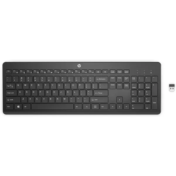 Клавиатура беспроводная мембранная 230, EN/UK, чёрная HP (3L1E7AA) - Фото 5