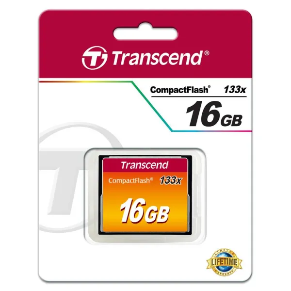 Карта памяти 16GB CF 133X Transcend (TS16GCF133) - Фото 1