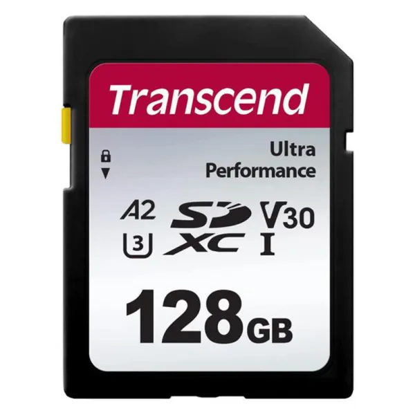 Карта памяти 128GB SD C10 UHS-I U3 A2 R160/W90MB/s 4K Transcend (TS128GSDC340S)