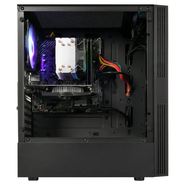 Компьютер персональный Complex Gaming Intel i5-12400F, 8Gb, F500GB, NVD1030-2, H610, G2107, 500W, FreeDos 2E (2E-8639) - Фото 8