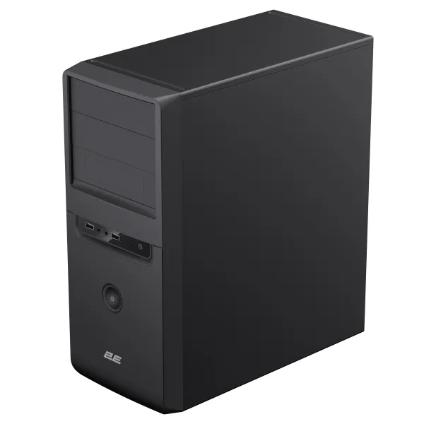 Корпус TeamX TMX01 с БП 2E ATX400W, 2xUSB2.0, 1x80мм, VGA 310мм, ATX, чёрный 2E (2E-TMX01) - Фото 5