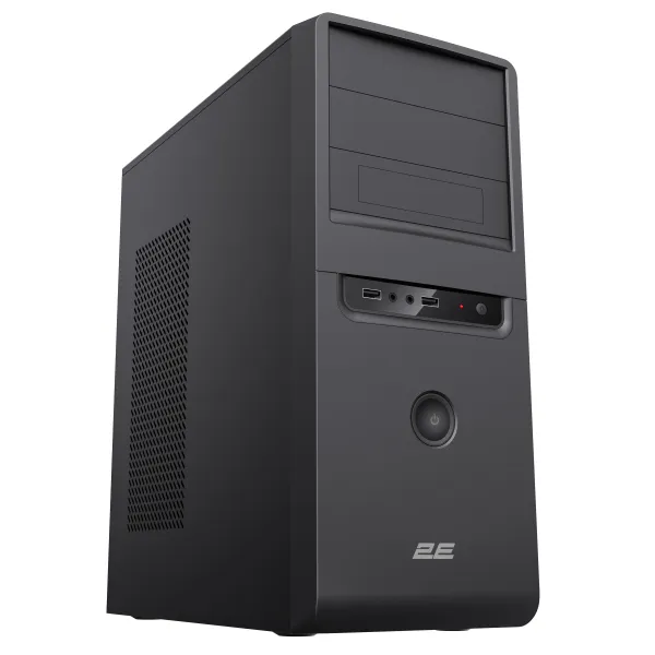 Корпус TeamX TMX01 с БП 2E ATX400W, 2xUSB2.0, 1x80мм, VGA 310мм, ATX, чёрный 2E (2E-TMX01)