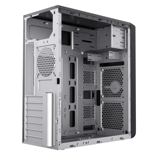 Корпус TeamX TMX01 с БП 2E ATX400W, 2xUSB2.0, 1x80мм, VGA 310мм, ATX, чёрный 2E (2E-TMX01) - Фото 11
