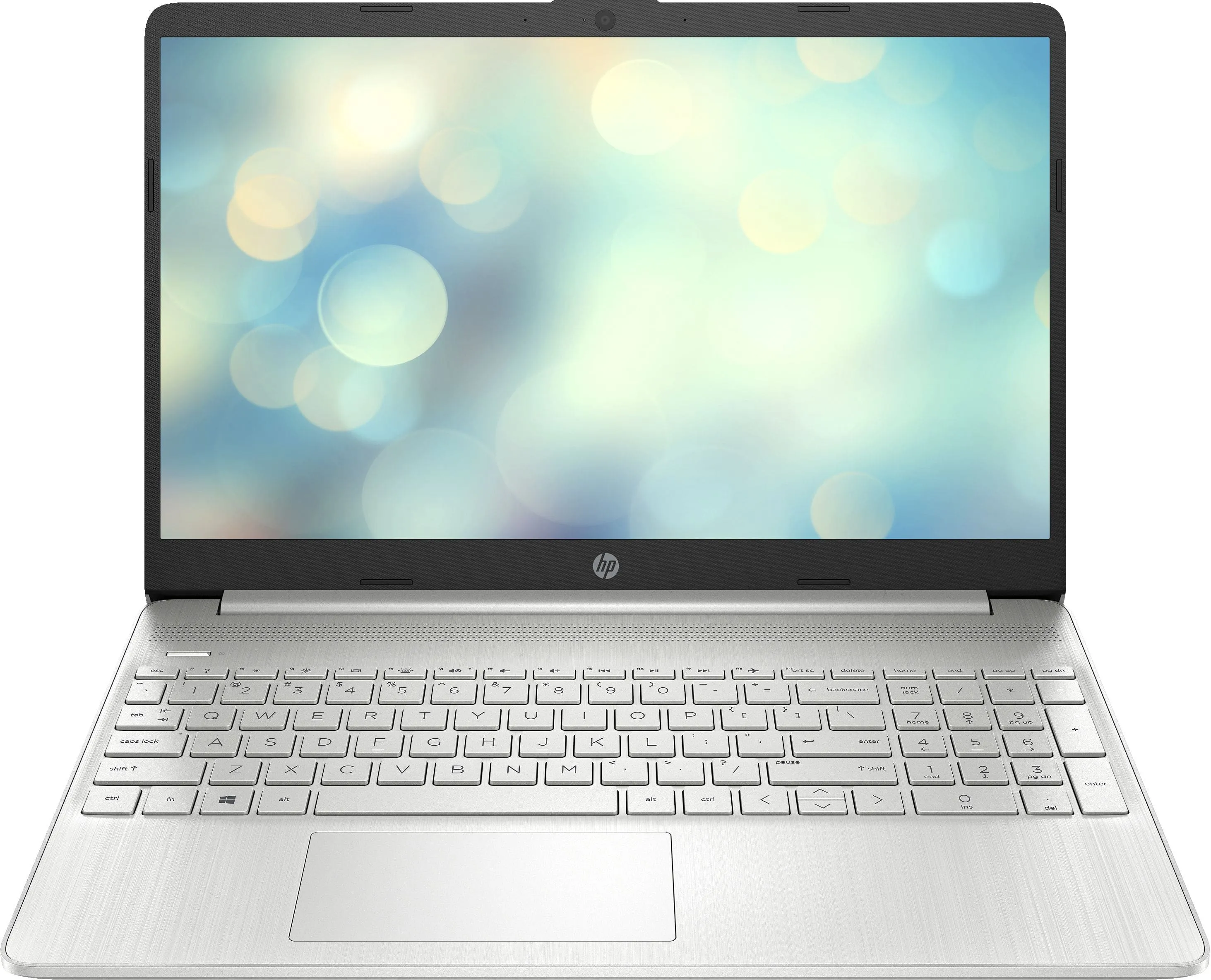 Ноутбук 15s-fq5039ua 15.6" FHD IPS AG, Intel i3-1215U, 16GB, F512GB, UMA, DOS, сріблястий HP (A5AJ2EA) Ноутбук 15s-fq5039ua 15.6" FHD IPS AG, Intel i3-1215U, 16GB, F512GB, UMA, DOS, сріблястий HP (A5AJ2EA)