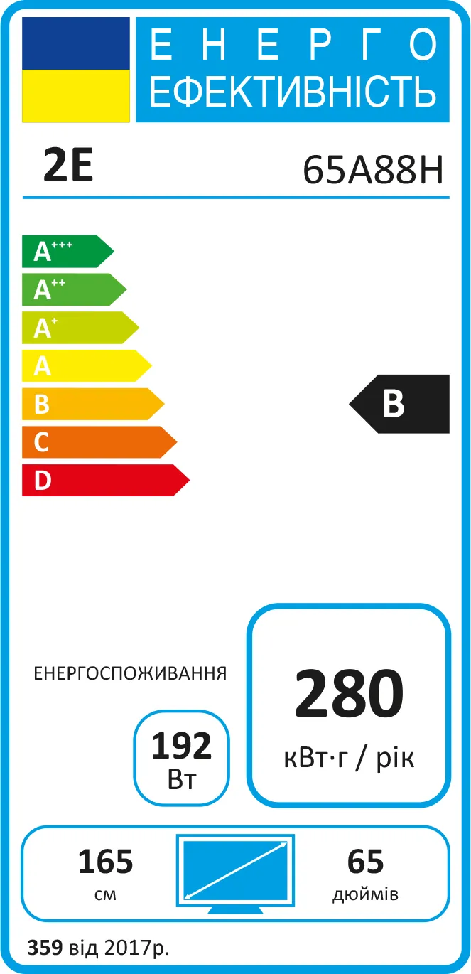 Телевізор 65" MiniLED 4K 60Hz Smart WebOS 2E (2E-65A88H) - Фото 1