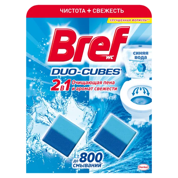 Очищающие кубики д/туалета Duo-Cubes 2в1, 100г  BREF (bf.97242) - Фото 3