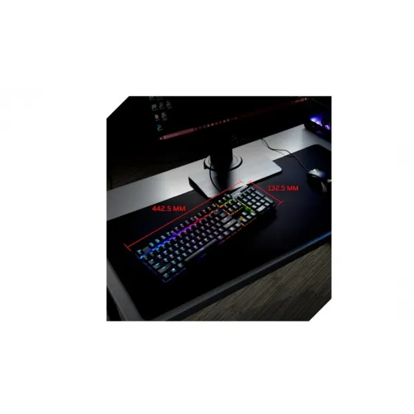 Клавиатура USB-A механическая, RGB Alloy Origins PBT, Red, EN/RU, чёрная HyperX (639N3AA) - Фото 5